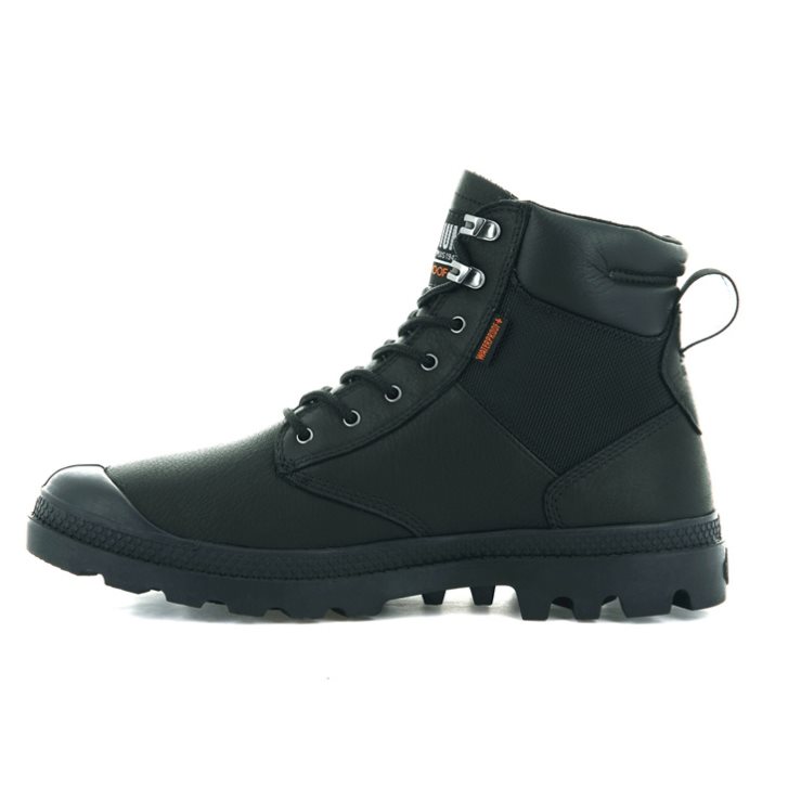 Pánské Boty Palladium Pampa Shield WP+ LTH Černé | CZ ZTP-57F